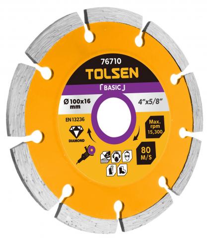 Диамантен диск за бетон 230 мм Tolsen - Диамантени дискове