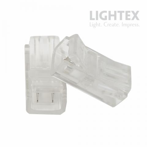Захранващ кoнектор за многократна употреба 2PIN за LED лента COB 8mm IP20 2бр/пакет - Led ленти и аксесоари