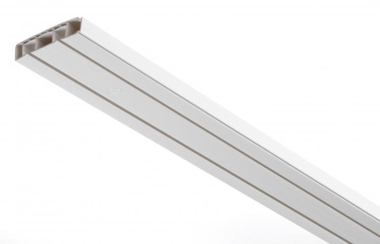 Двоен PVC корниз 350 см - Пластмасови корнизи