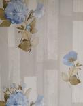 Тапет дуплекс Акварелно цвете синьо