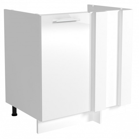 Трейси Шкаф долен ъглов Н 80х82x56 см, бял - Модулни кухни с онлайн поръчка