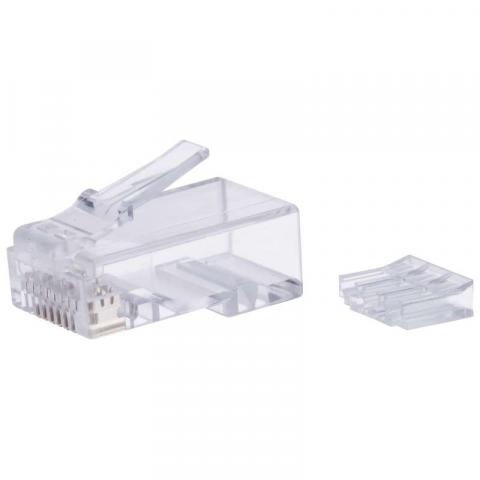 Конектор RJ45 UTP CAT6 Solid 20бр./опк - Кабелни накрайници