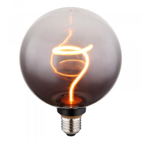 LED филамент G125 Е27 4W 140Lm 1700K, опушено - Лед крушки е27