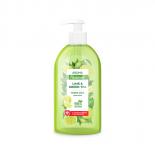 Течен сапун Аroma Natural Lime&Green tea помпа 500 мл