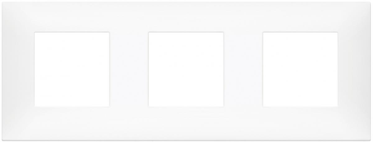 Vimar Рамка тройна бял мат - Ключове и контакти
