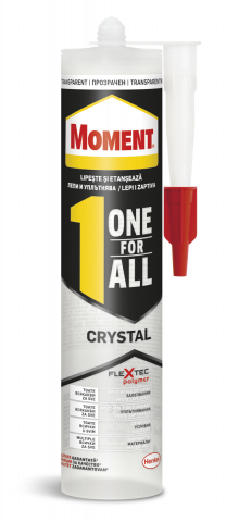 Монтажно лепило Moment OneForAll Flextec прозрачно 290 г - Монтажни лепила