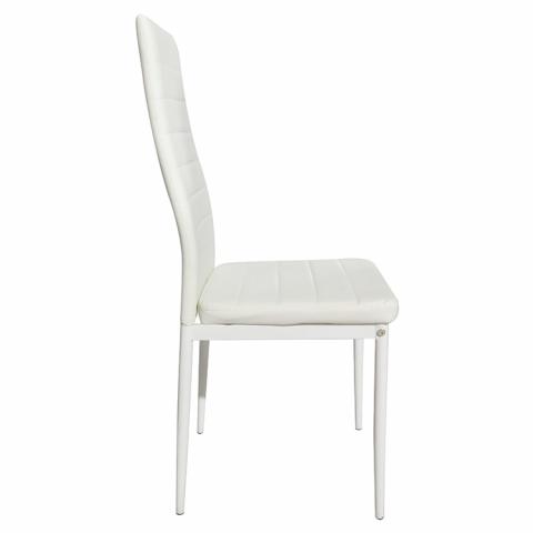 Трапезен стол К204, бял, снимка 2 - Столове