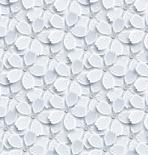 Самозалепващо фолио 45см x 15 м Бели цветя