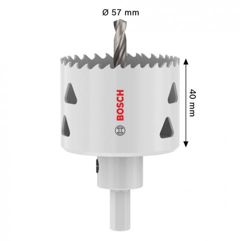 Боркорона Bosch ММ 57 мм, снимка 3 - Боркорони bi-metal