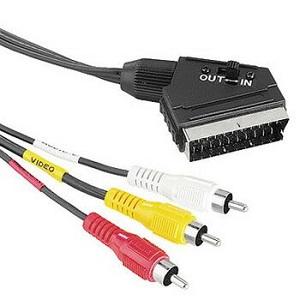 Видео кабел чинч скарт1,5 - Кабели и адаптери тв & аудио