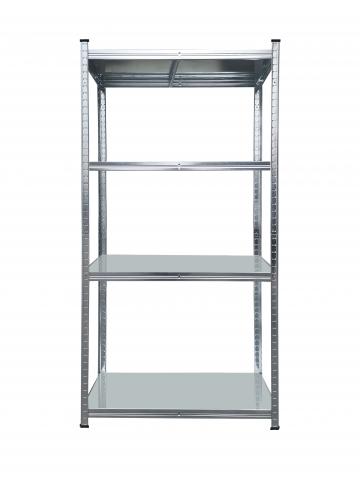 Стелаж 180х90х40 см 4х100 кг поцинкован, снимка 2 - Метални стелажи