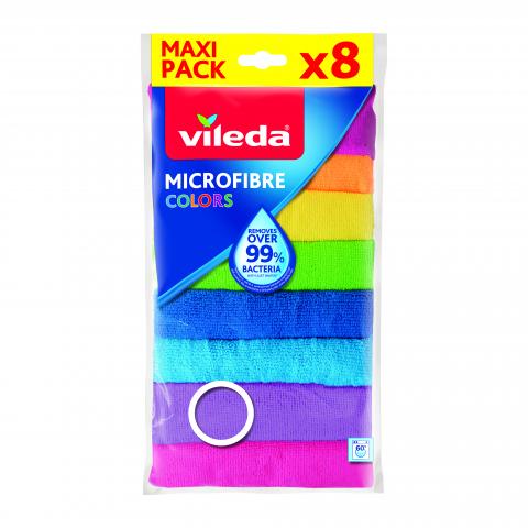 Микрофибърни кърпи Vileda Colors 8 бр. - Универсални кърпи