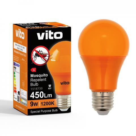 LED крушка против комари E27 9W 450Lm 1200K - Лед крушки е27