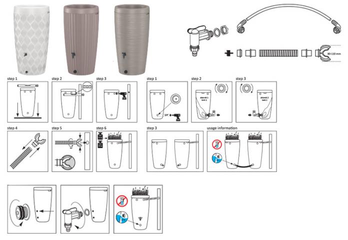 Комплект кран и бърза връзка, снимка 2 - Аксесоари за цветя