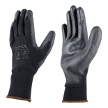 Ръкавици с полиуретаново покритие 5004 черни