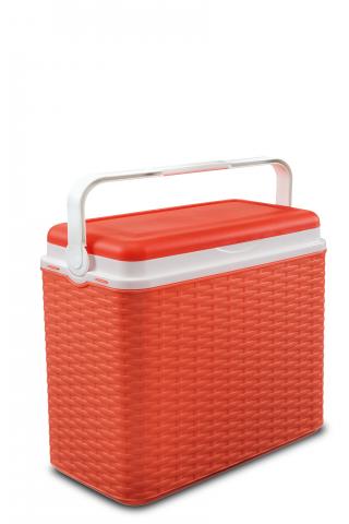 Хладилна кутия 24л, ратан - оранжево - Механични кутии