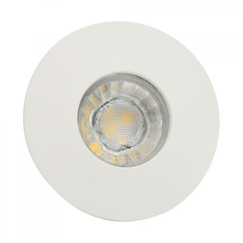 Led луна PMMA бяла 4W/ 3000K IP44 кръгла - Плафони за баня