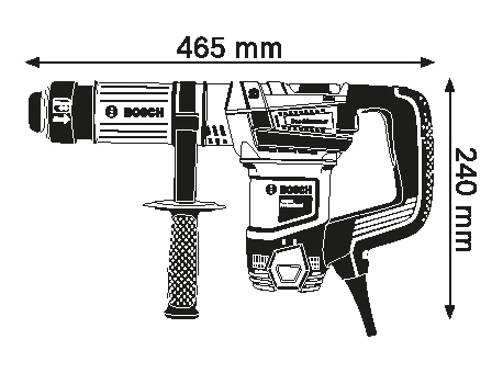 Къртач Bosch Blue GSH 5, снимка 2 - Къртачи