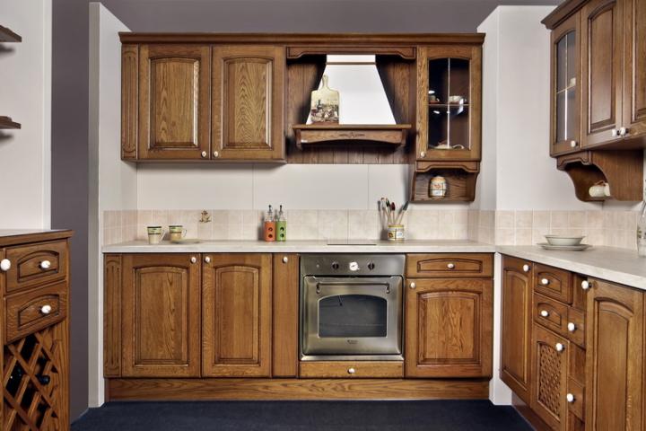 Дъблин горен шкаф с решетъчна врата и ниша 20 см 40х29х71.5 - Кухни по проект в магазин