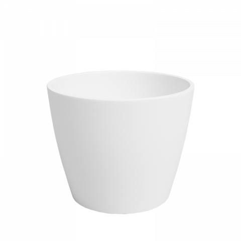 Кашпа Nubia ф15 см бяла - Керамични кашпи