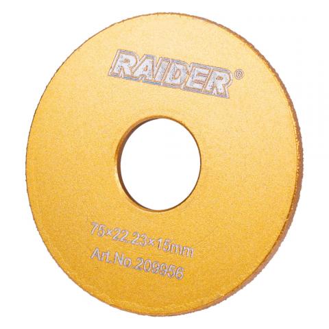Диамантен диск Raider полукръгло шлайфане 15 мм - Дискове за бормашина и ъглошлайф
