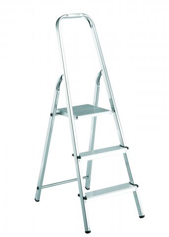Стълба алуминиева 3 стъпала - Алуминиеви стълби