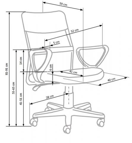 Детски стол Timmy, сив, снимка 2 - Кухни и мебели