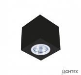 Луна за външен монтаж 1хGU10 max.7W LED квадрат черна