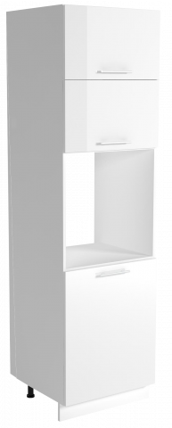 Трейси Шкаф висок за фурна 60х214x60 см, бял - Модулни кухни с онлайн поръчка