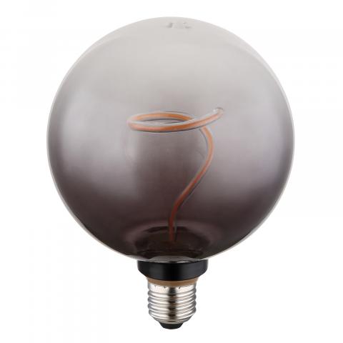 LED филамент G125 Е27 4W 140Lm 1700K, опушено, снимка 2 - Лед крушки е27