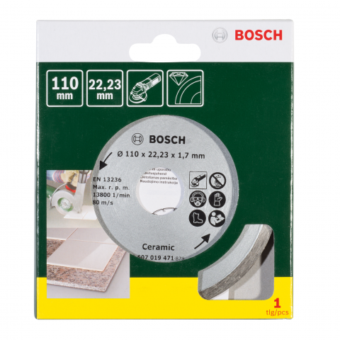 Диамантен диск Bosch 110 мм, снимка 2 - Диамантени дискове