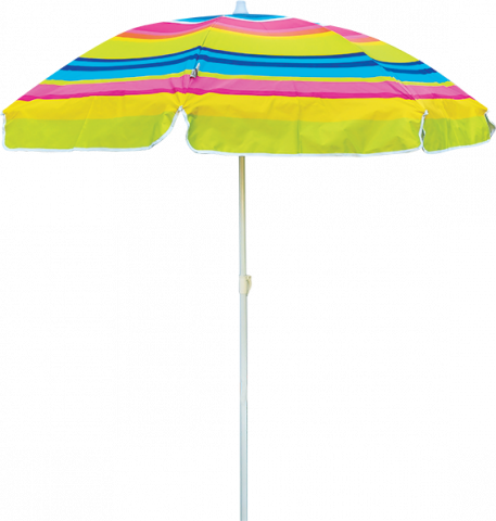 Плажен чадър с чупещо рамо ф180см, снимка 2 - Плажни чадъри
