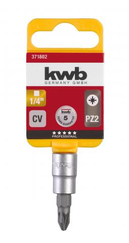 Вложка с накрайник KWB PZ2 1/4" - Ръчни инструменти