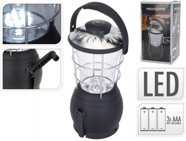 Къмпинг LED фенер с динамо - Фенери и лампи