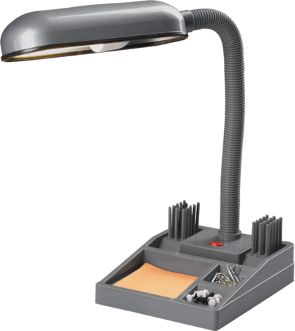 Настолна лампа 58128 сива - Лампи за бюро
