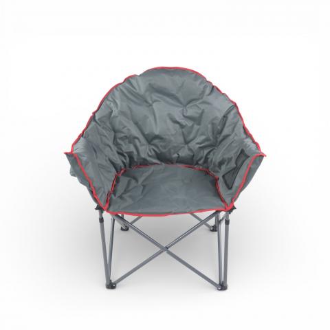 Сгъваем къмпинг стол 85x73xH92 см черен, снимка 3 - Маси и столове