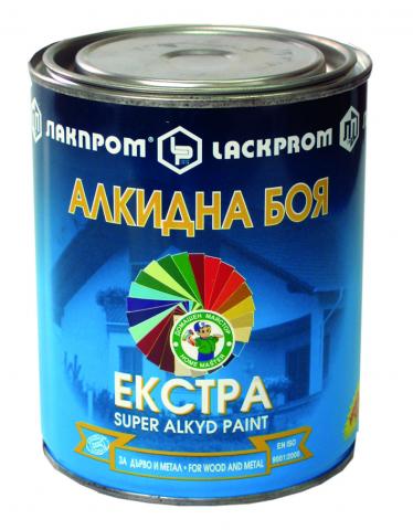 Алкидна боя Лакпром ПФ-16 бял 700 мл - Бои за метал