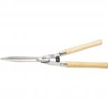 Ножица за храсти с дървени дръжки и вълнообразни остриета 580 мм
