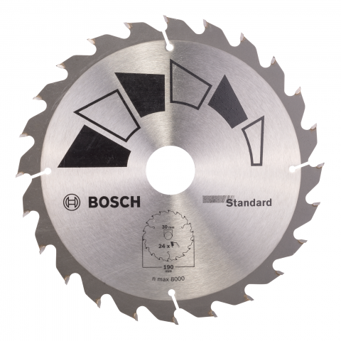 Циркулярен диск 190 мм Standard BOSCH, снимка 2 - Циркулярни дискове