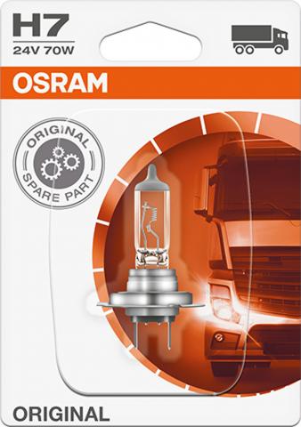 Aвто крушка H7 Osram 70W 24V - Осветление