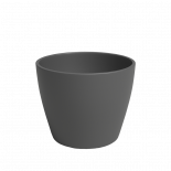 Кашпа за кактус Nubia ф9 см антрацит