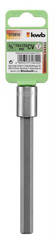 Вложка шестограм KWB 3/8'' 10х126 мм - Ръчни инструменти