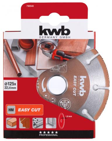 Универсален карбиден диск KWB Ф 125 мм, снимка 3 - Дискове за други материали