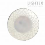 Луна стационарна кръгла прозрачен акрил с LED лента 3W 4000K 170lm LS500175 MR16 max.7W LED Ф120x20mm/cut 65mmLightex
