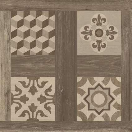 Гранитогрес Selandia Noce Decor 60x60 - Гранитогрес