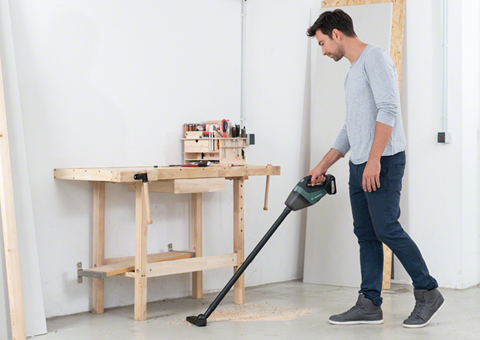 Акумулаторна прахосмукачка Bosch UniversalVac 18 Solo, снимка 4 - Прахосмукачки