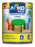 Акрилатана боя Леко Aqua Gloss гланц 0.7 л бяла