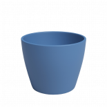 Кашпа за кактус Nubia ф9 см синя