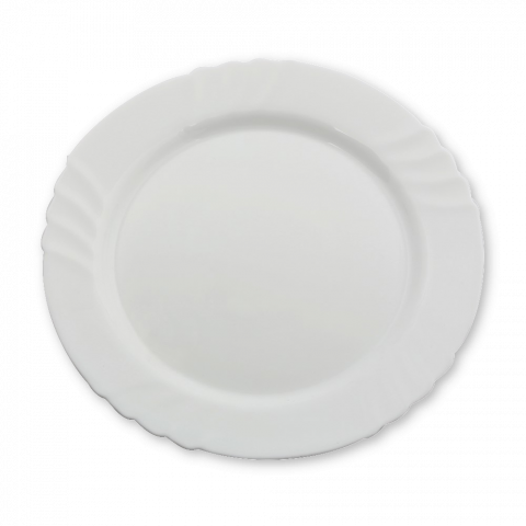 Порцеланова чиния бяла, 32 см - Чинии