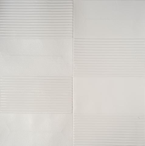 Топлоизолационно самозалепващо пано 700x770x8 мм Бял панел микс - Стенни покрития
